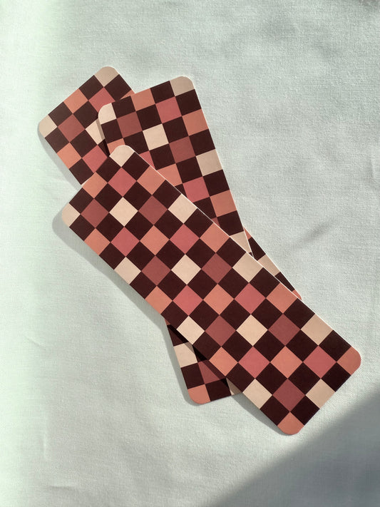 Multi Fall Checkered Bookmark