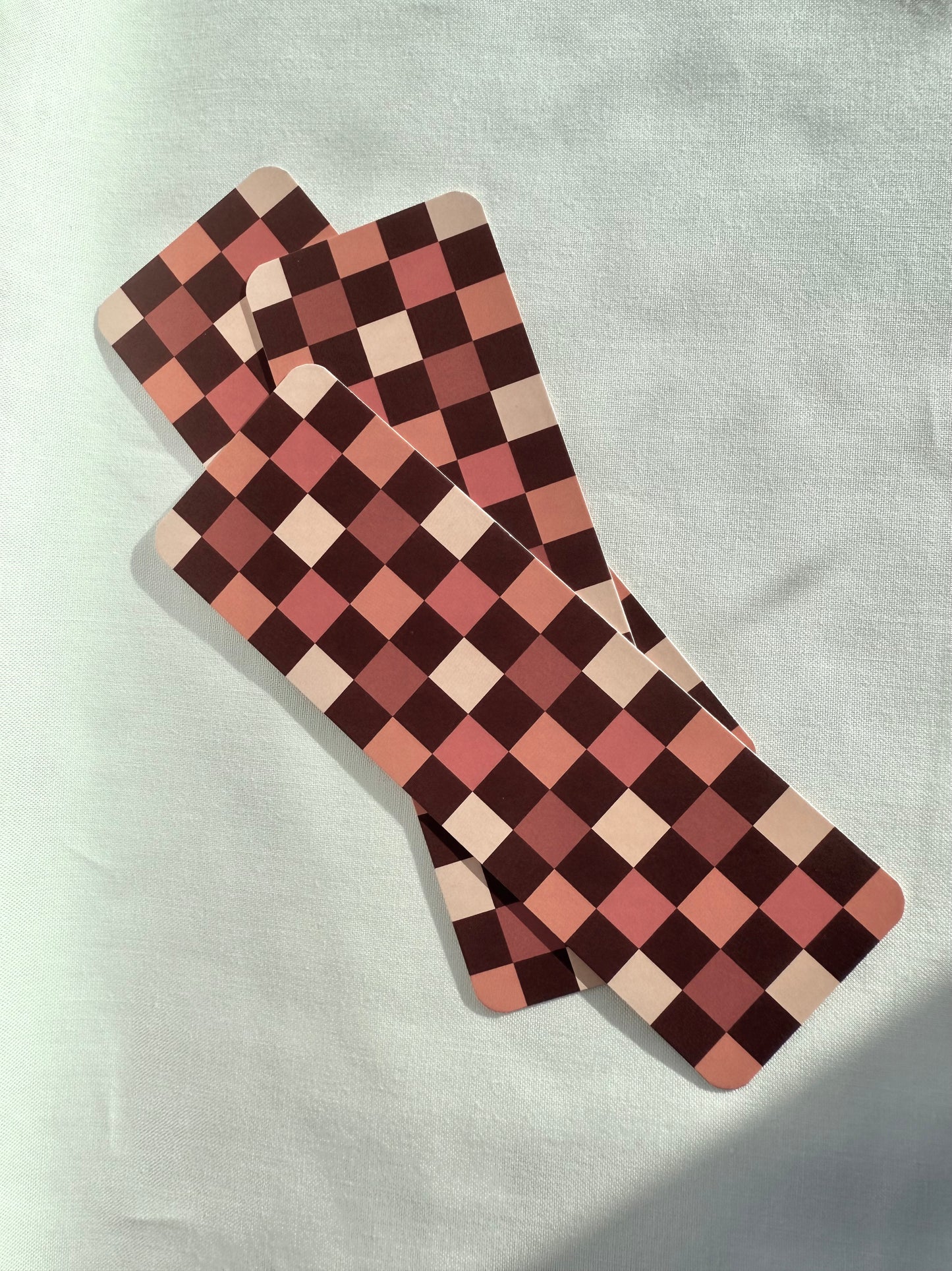 Multi Fall Checkered Bookmark