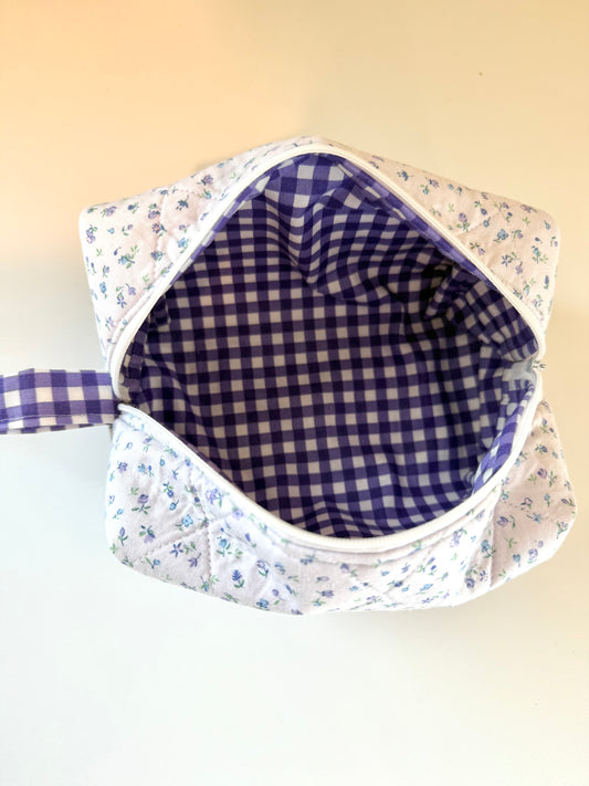 Wild Gingham Makeup Bag: Sunny Days Collection
