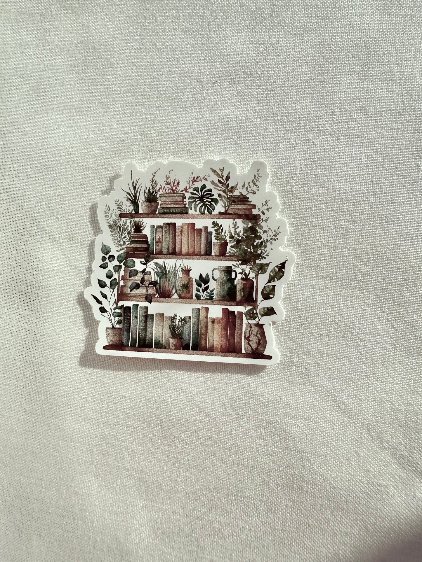 Botanical Bookshelf Vinyl Sticker (s)