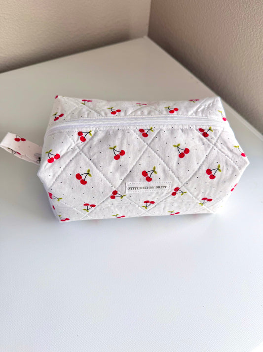 The Red Cherry Makeup Bag
