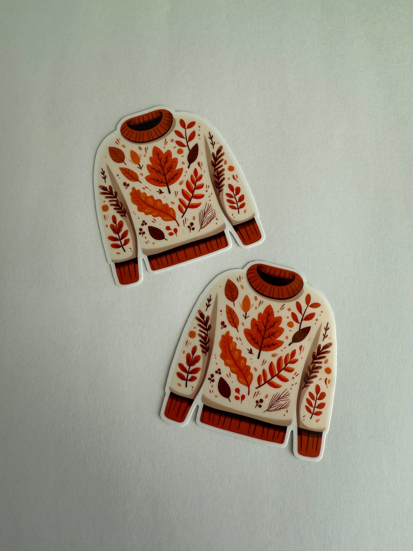 Cozy Fall Sweater - Vinyl Sticker (s)