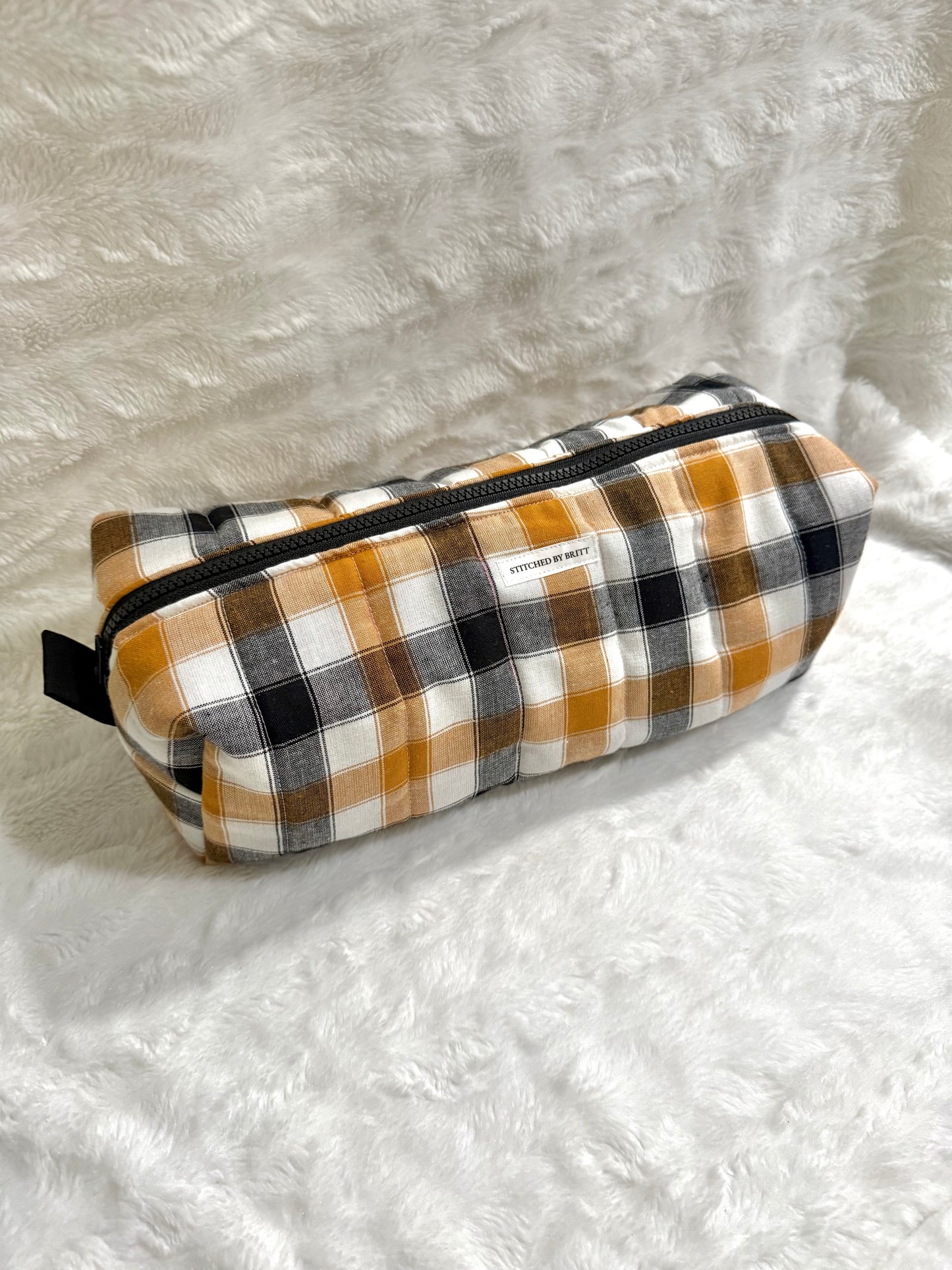 The Midnight Plaid Hot Tool Bag *Limited-edition*