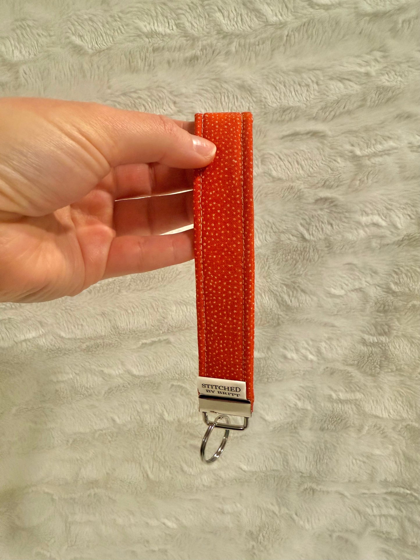 The Orange Polka Wristlet *Limited-edition*