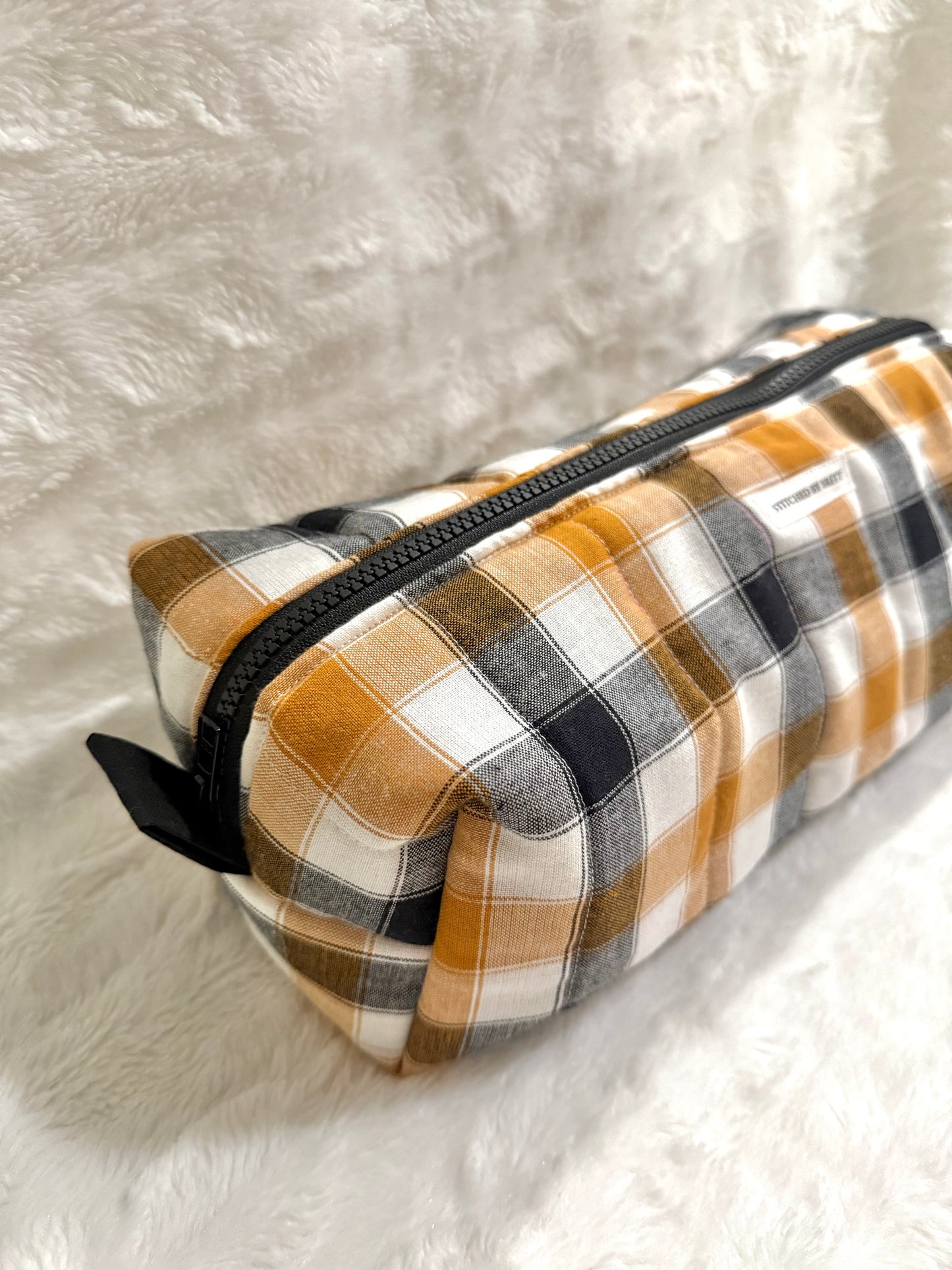 The Midnight Plaid Hot Tool Bag *Limited-edition*