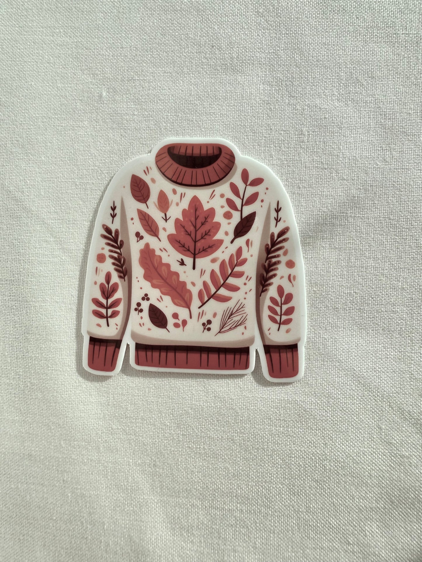 Cozy Fall Sweater - Vinyl Sticker (s)