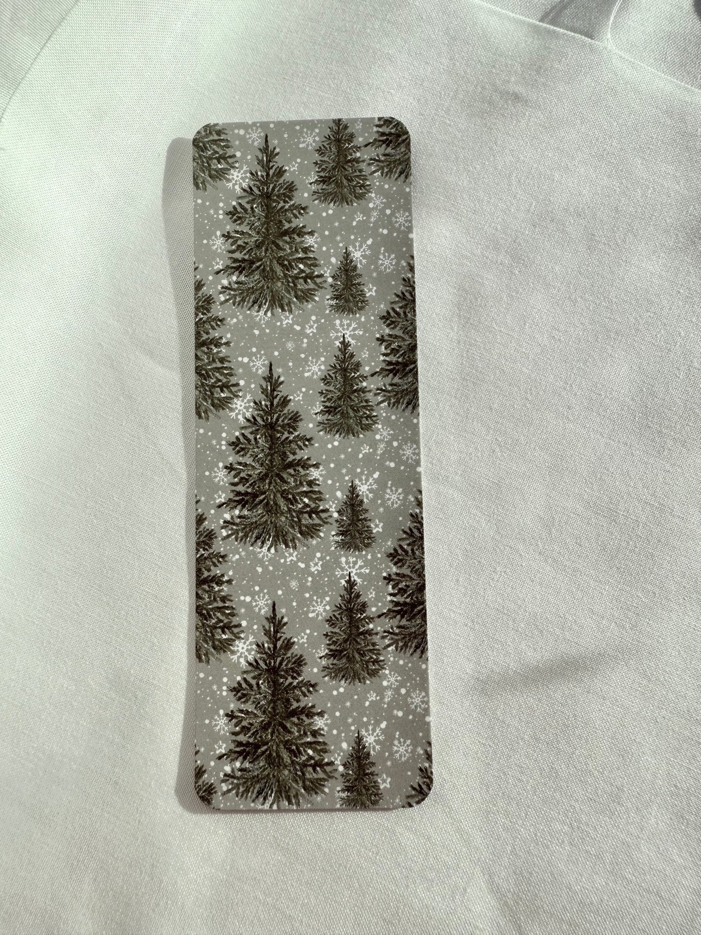 Snowy Christmas Tree Bookmark